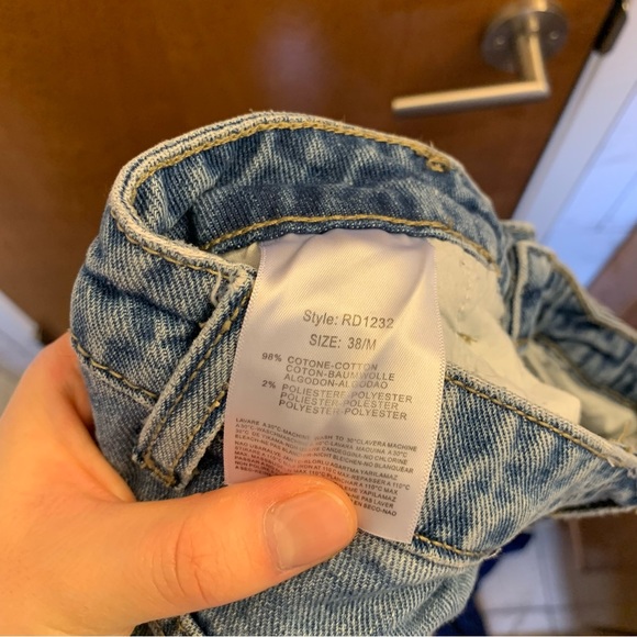 Nasty Gal high waist denim shorts - Picture 2 of 4